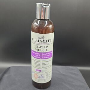 CURLSMITH Shape Up Aqua Gel 8 fl oz/237ml Vegan Cruelty Free Flexible Hold NEW